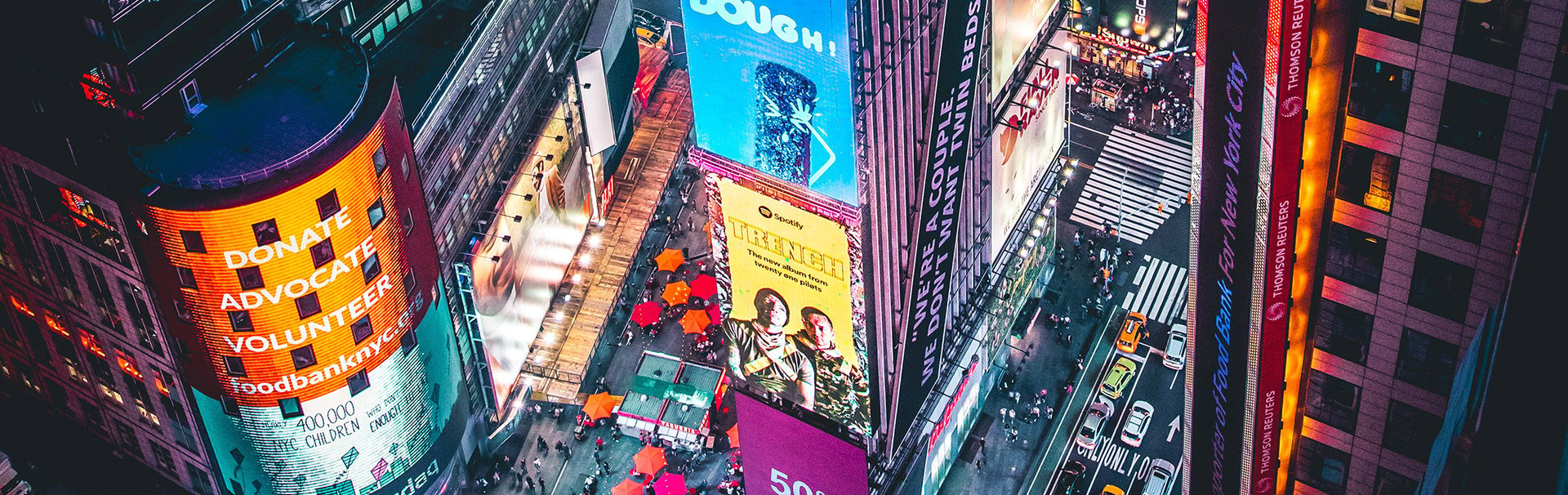 Times Square på kvelden
